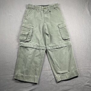 Boy Scouts of America Convertible‎ Cargo Pants Olive Green Outdoor youth Size 8